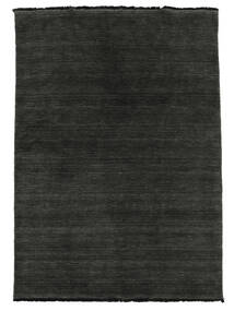  베틀 Fringes - 검정색/회색 러그 120X180 모던 블랙 (울, 인도)