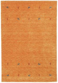  가베 Loom Two Lines - Orange 러그 160X230 모던 러스트 레드 (울, 인도)