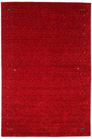 가베 Loom Frame - 빨간색 러그 190X290 모던 크림슨 레드/다크 레드 (울, 인도)