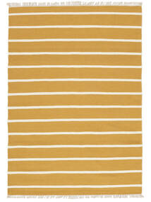  듀리 Stripe - 머스타드 옐로우 러그 160X230 정품
 모던 수제 옐로우/라이트 브라운 (울, 인도)