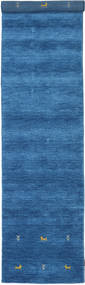  가베 Loom Two Lines - 파란색 러그 80X350 모던 복도용 러너 파란색 (울, )